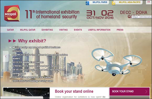 Milipol Qatar launches its refreshingly new website.