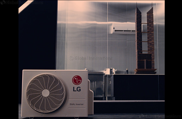 LG DUALCOOL Air Conditioner Builds a Tower of Chocolate