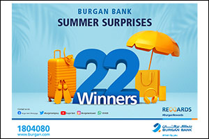 Burgan Bank Launches Burgan �Power of 22� Campaign offering Mastercard Credit Card Users a Highly Re ...