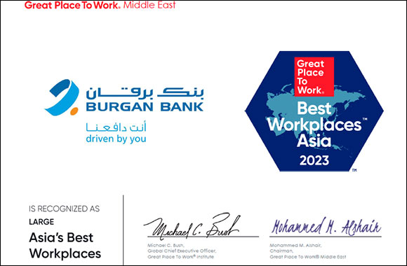 Burgan Bank Celebrated Among the Best Workplaces in Asia™ 2023