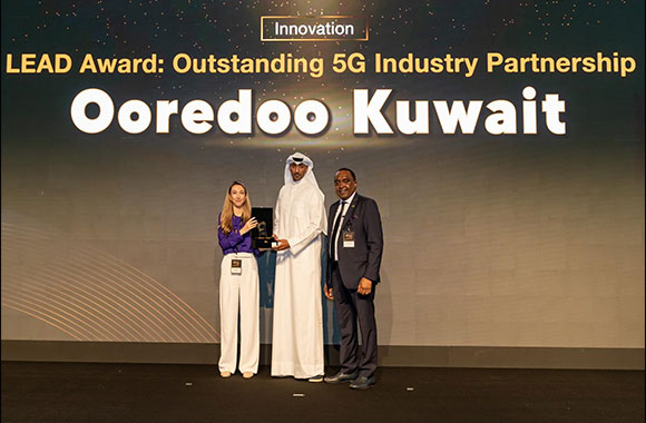 Ooredoo Kuwait Honored with 'Outstanding 5G Industry Partnership' Award