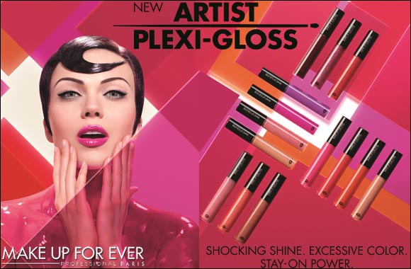 Now, lips can have it all with the new Artist Plexi Gloss by MAKE UP FOR EVER