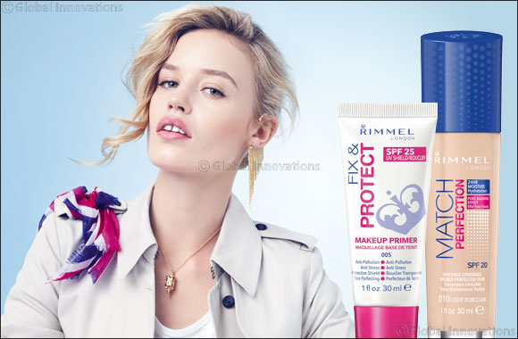 Ready to meet your match?? Rimmel Introduces New Match Perfection Foundation with SPF 20 & Fix & Protect Primer with SPF 25