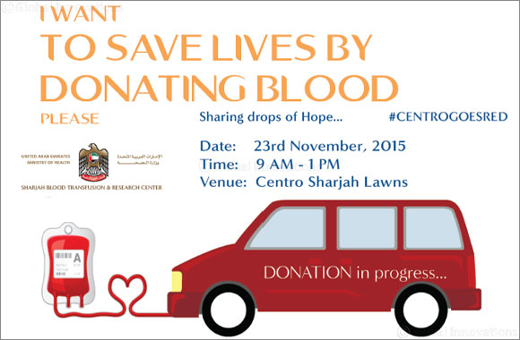 Centro Sharjah goes red - Blood Donation camp