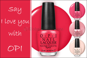 This Valentine's Day Say I love you with OPI