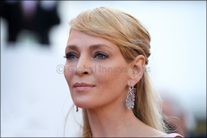 Chaumet - Uma Thurman wears Chaumet at Cannes International Film Festival 2017.