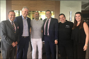 Symphony Style Hotel Kuwait scores with football legends from Brazil and Argentina