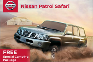 FREE Exclusive Desert Package  With Every Patrol Safari