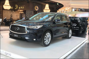 Infiniti Al Babtain Impresses Crowds with Infiniti QX50 at Al Kout Mall