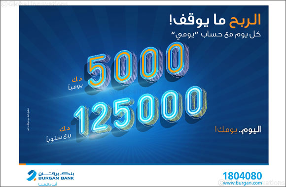 'Burgan Bank announces names of the daily lucky winners of Yawmi account draw'