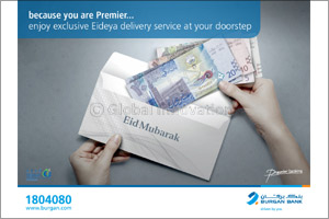 Burgan Bank offers Free Eideya Delivery Service to Premier Banking Customers'