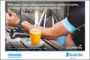 Burgan Bank Launches ‘Garmin Pay'