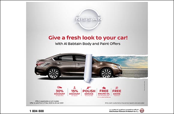 Transform your Car this Season with Al Babtain's Special Offers on Body and Paint Services