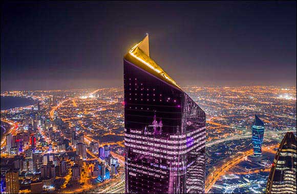 Al Hamra Business Tower Shines Purple  In Celebration of International Women's Day