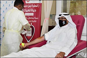 Burgan Bank Concludes Ahmadi Governorate “Second Blood Donation Campaign" in Partnership with the Department of Blood Transfusion Services