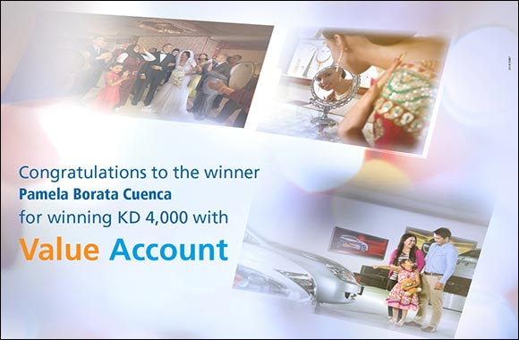 PAMELA BORATA CUENCA Wins KD 4000 in Burgan Bank's Value Account Draw