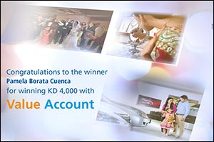 PAMELA BORATA CUENCA Wins KD 4000 in Burgan Bank's Value Account Draw