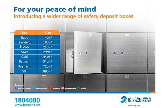Burgan Bank Upgrades its Safe Deposit Box Service