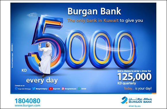 Burgan Bank Announces Names of the Daily Lucky Winners of Yawmi Account Draw'