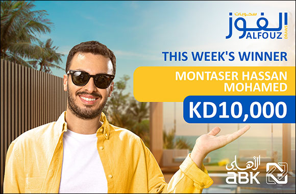 ABK Announces Montaser Hassan Mohamed as Winner of Weekly Draw Prize of KD 10,000