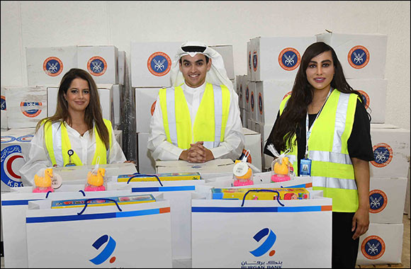 Burgan Bank Distributes Ramadan Food Baskets in Cooperation with KRCS