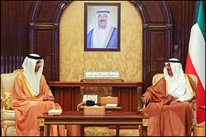 Kuwaiti Prime Minister receives HE Al Zeyoudi during 'UAE Companies Investment Meet' to enhance bilateral trade and investment ties