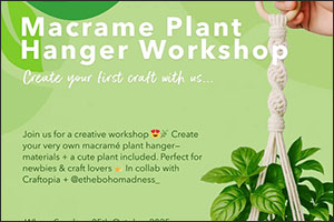 Get Crafty at LEVA Hotels: Macram Plant Hanger Workshop