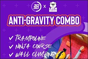 Make cardio more fun during this Dubai Fitness Challenge  with Loco Bear's Anti-Gravity Combo'