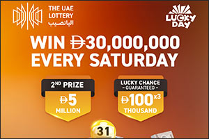 More Draws, More Chances to Win: The UAE Lottery Celebrates Its First Anniversary With Weekly Lucky Day Draws!