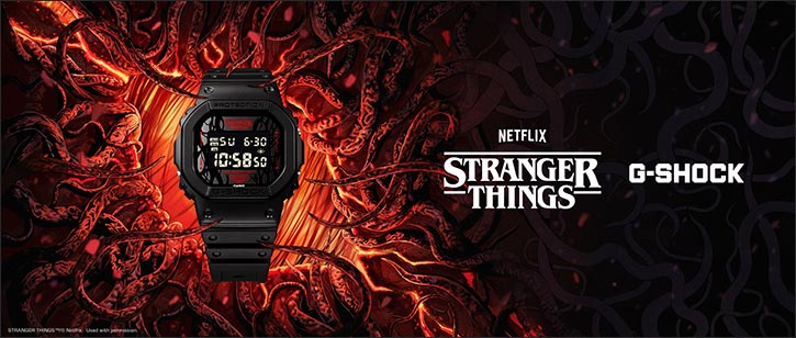 Casio And G-Shock Unveils Special �Stranger Things� Collaboration Watches
