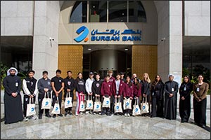 Burgan Bank Organizes a Financial Literacy Workshop and Tour of its Head Office for Students of the American United School as Part of the "Let's  ...