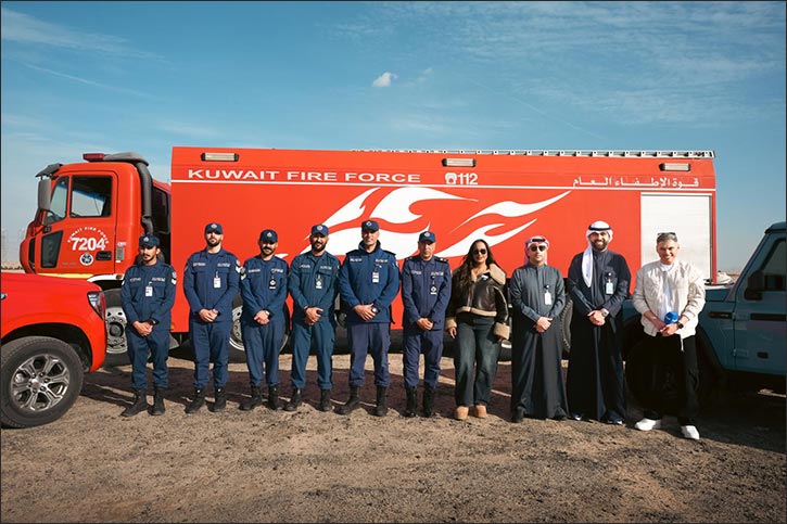 Burgan Bank and Kuwait Fire Force Launch a Safety Awareness Campaign During Camping Season