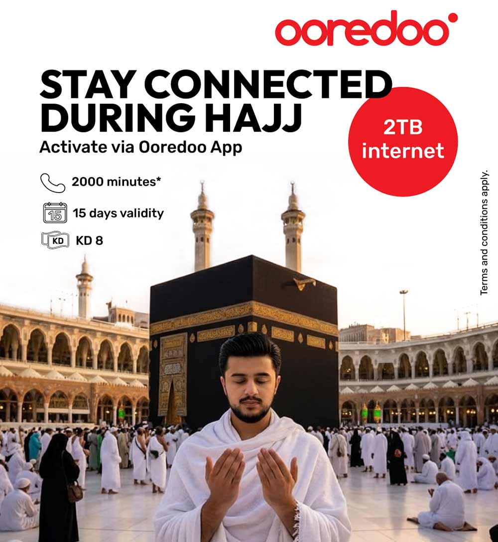 Ooredoo Kuwait Launches Industry-Leading Hajj & Roaming Offers