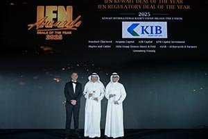 KIB receives two prestigious IFN awards for its USD 300 million Tier 2 Sukuk