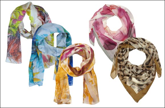 Vince Camuto Beguiles with Silken Scarves